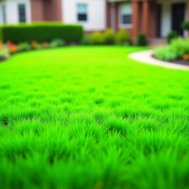 Flawless fresh sod installation and meticulous lawn maintenance at a residential property